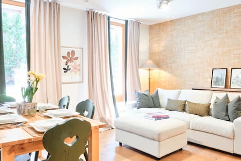 Popular Airbnb listing: Spacious newly refurbished Garden Apt, 4p+1 extra in Sankt Anton Am Arlberg