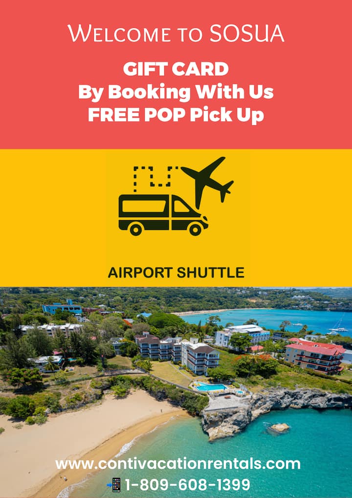 952• Visit Sosua: Smart Tvs •Beach•food•diving•fun - Cabarete