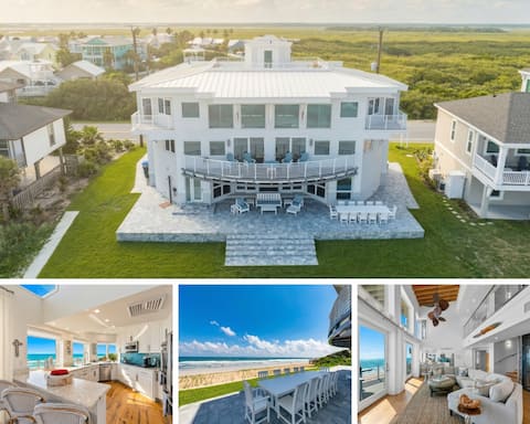 Ocean Therapy|Luxe 4-Story Beachfront|S PonteVedra