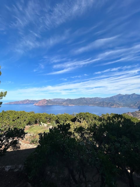 Corsica Piana architect-designed villa with exceptional views