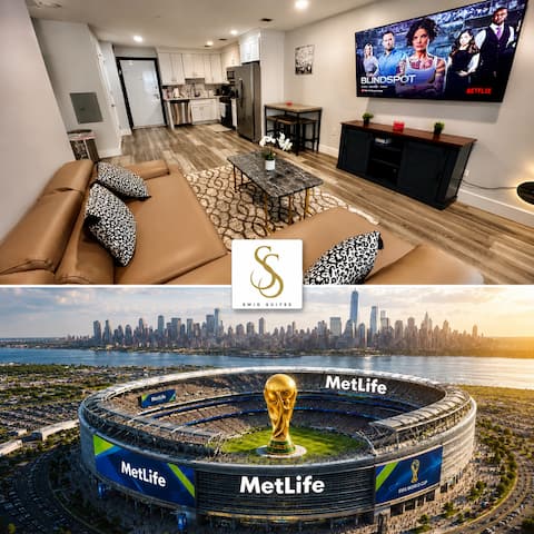 Cozy 1BR Suite Near MetLife | Perfect for 4 Guests