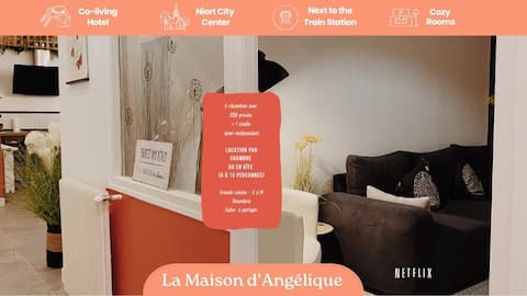 Coliving hotel Wellness - Niort train station