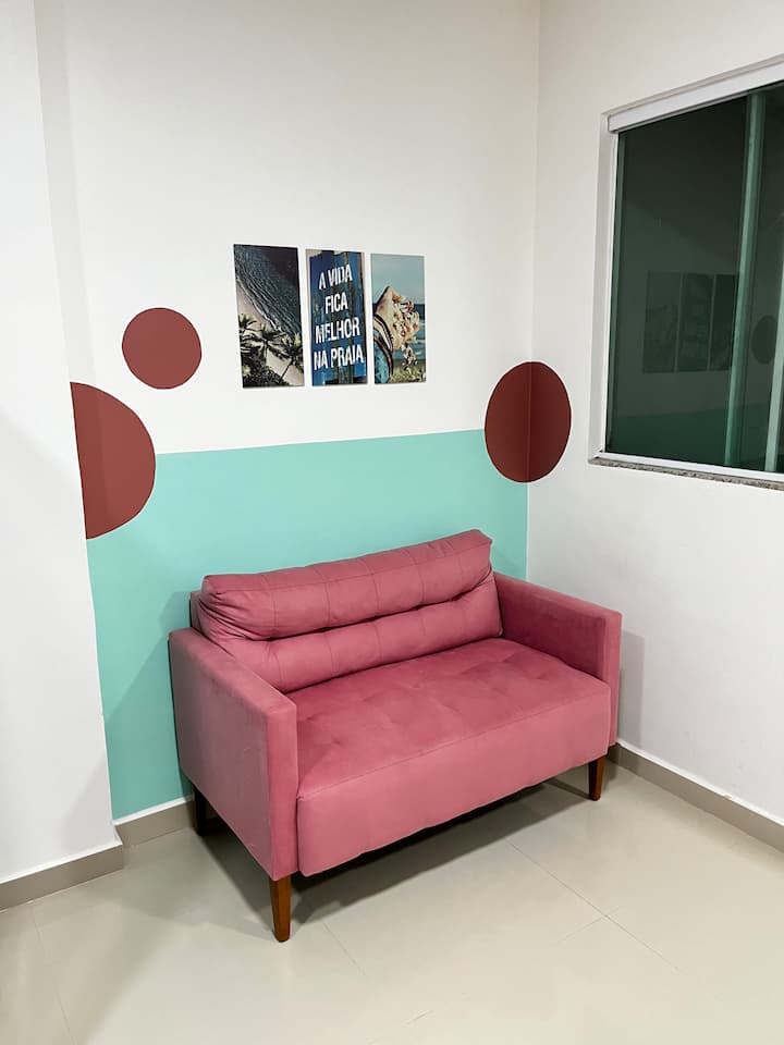 Vista Para O Mar | 4 Pessoas | Garagem + Wi-fi - São Mateus