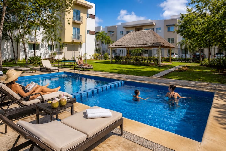 Appartement Avec Piscine + 3 Chambres, Idéal Pour Les Familles - Playa del Carmen