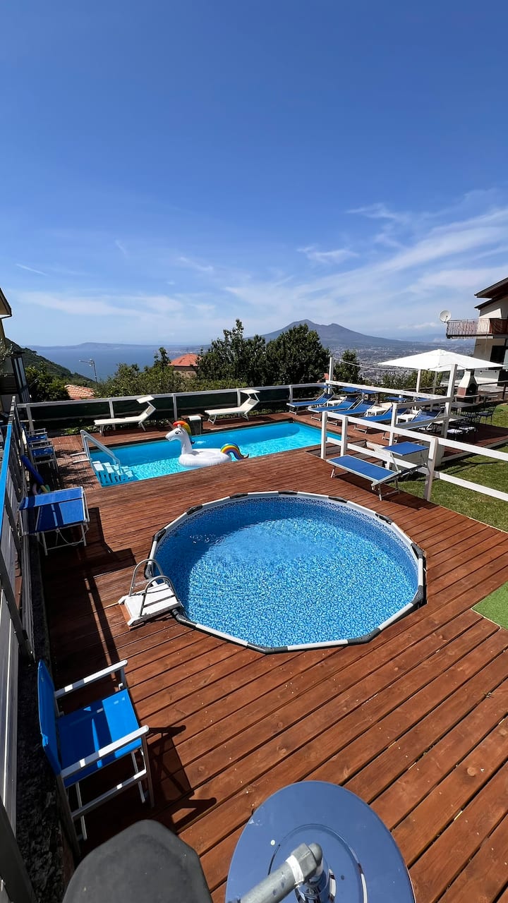 Apartment Sorrento With Pool And Sea View - Positano