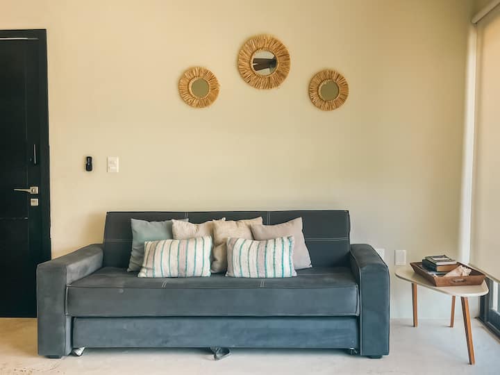 Two Bedroom Apartment With Pool; 80m The The Sea - Holbox