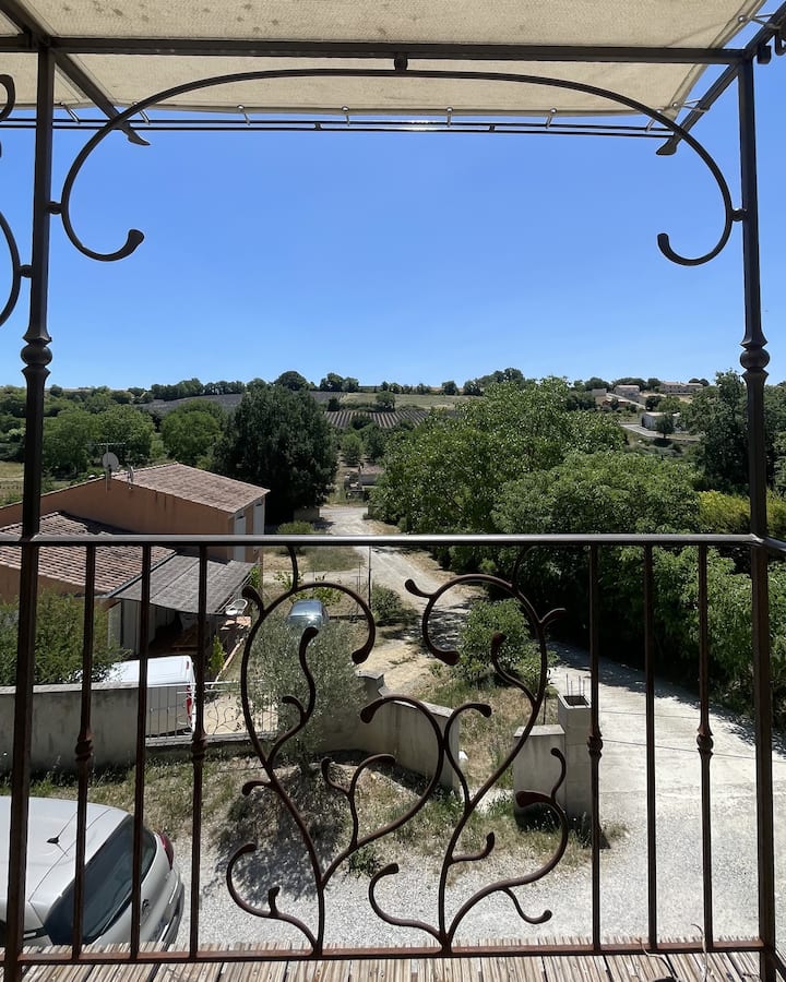 Chalet Vue Lavandes Avec Grande Terrasse Au Calme - Gorges du Verdon
