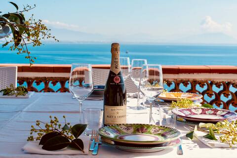 Villa Fuenti Bay Amalfi Coast jacuzzi chef tour
