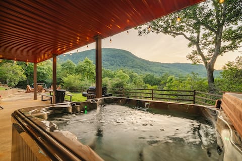 Views • Sauna • Firepit | 10 min to Helen