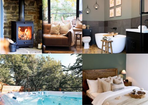 Falls Cottage Hot Tub Log Burner Visit Wales