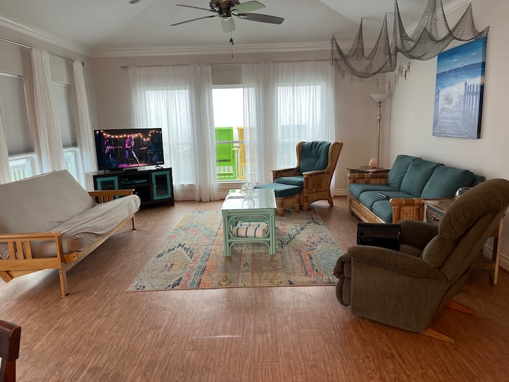 Beach House 
 “Seahorse Blue” - Crystal Beach, TX