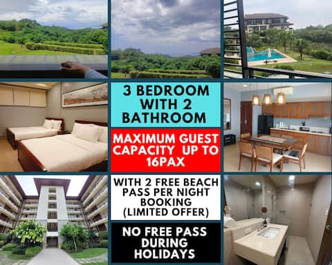 Cozy 3-bedroom Anvaya condo with pool