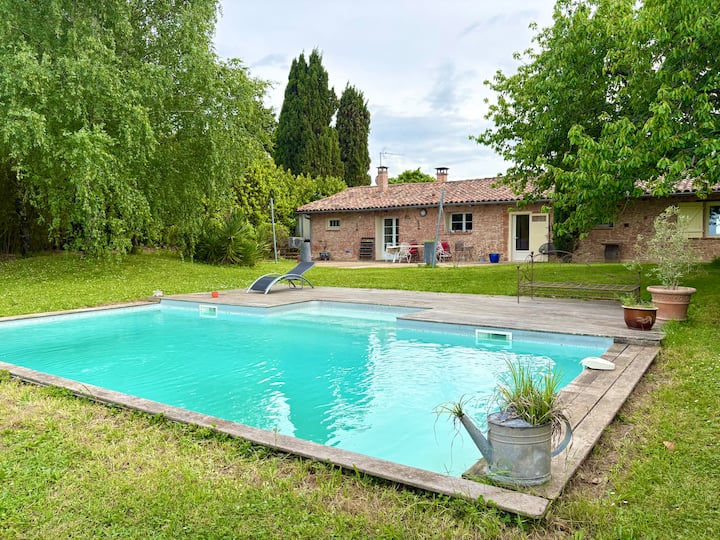 Maison De Caractère | Piscine & Grand Jardin - Labège