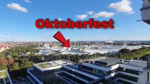 Successful Airbnb property: Bright central apartment - Great view of the city in Schwanthalerhöhe