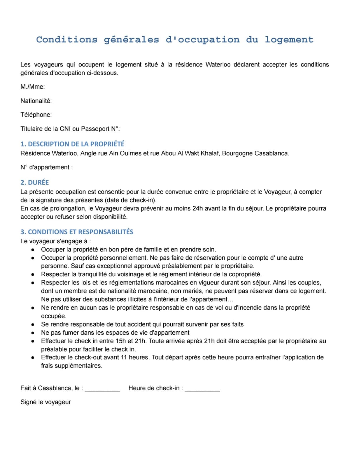 Condo in Casablanca  475  1 bedroom  1 bed  1 bath - image 2