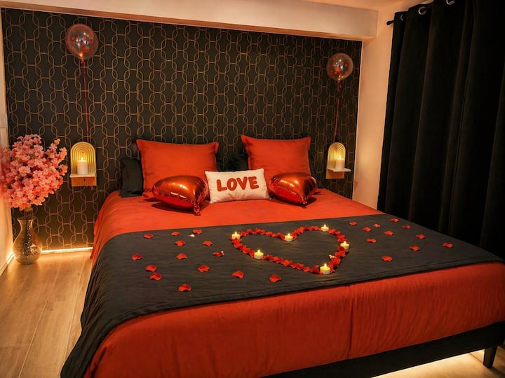 Suite Romantique•balnéo Xxl• Cocoon Intime - Bouches-du-Rhône