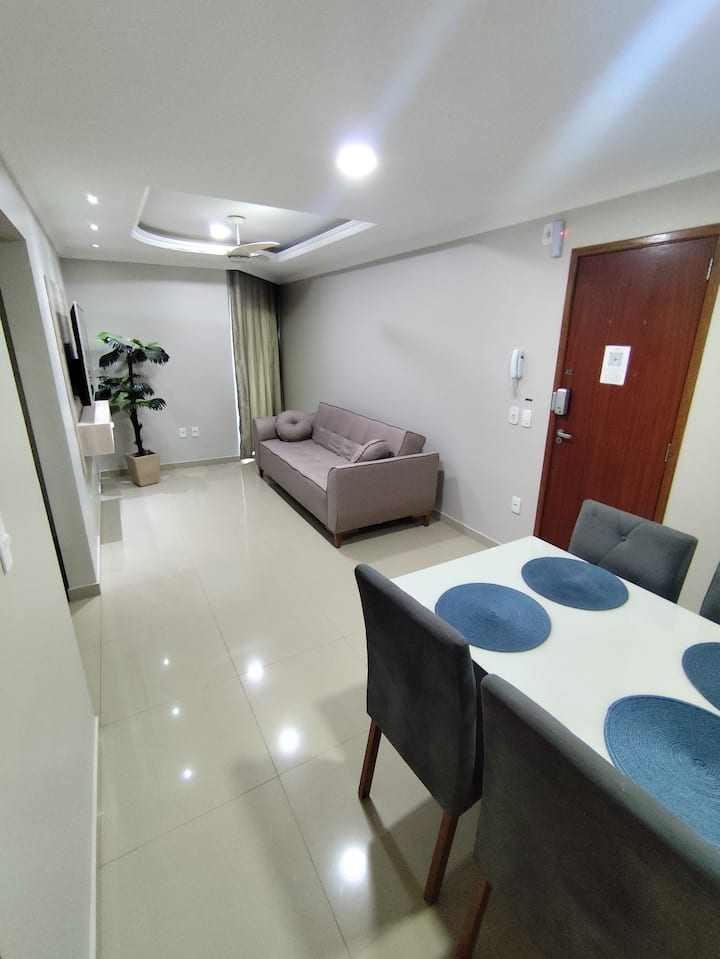 Apartamento 03 Moderno E Climatizado Com Garagem - Cabo Frio