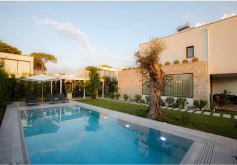 Sand side escape in a Spacious villa in San Petro.