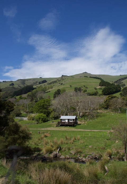 Successful Airbnb property: West peak Cottage- Okains Bay in Canterbury