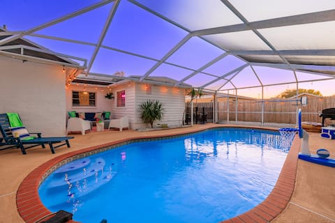Insta Worthy Retreat -Arcade Room- Htd Pool- Golf