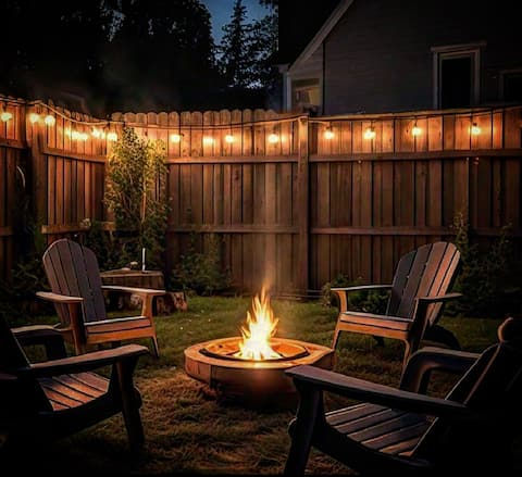 Beautiful pet friendly with a private spa