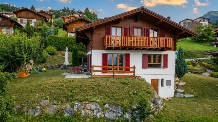 Swiss Chalet With Terrace And Alpine Views - Nendaz