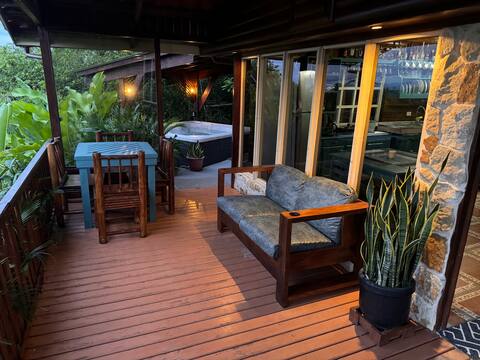 Cabaña de Montaña con Jaccuzzi Privado - Roble