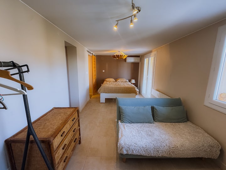 Spacieux Studio Avec Piscine, Jardin Et Parking - Sorède