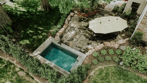 Heated Plunge Pool, Grand Piano | Historic Home