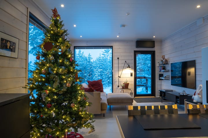 Modern Villa With Panoramic View - Villa Horihane - Inari