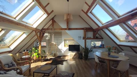 Loft 100m2 - two levels
