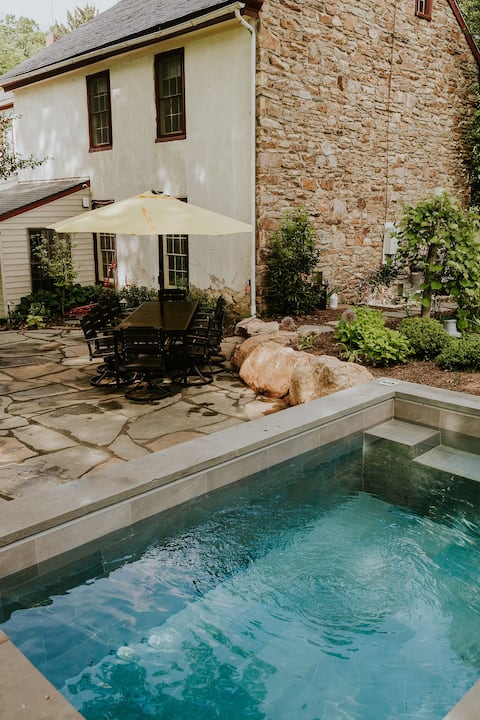 2 Restored 1700s Homes | Heated Pool + Sauna