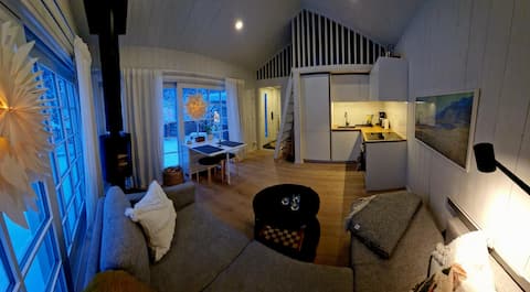 Charming house with sauna and fireplace