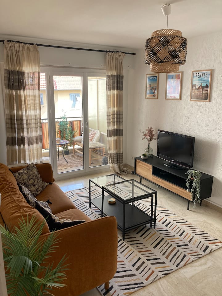 Appartement Cosy Nice Port/riquier. Climatisé - Niza