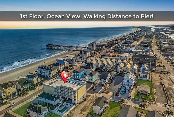 Ocean View/walk 2 Beach/pool/pet Friendly/ Was/dry - Murrells Inlet, SC