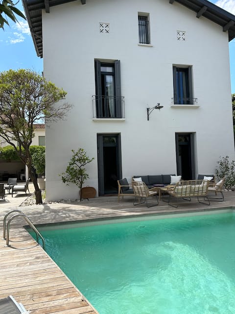 House in the middle of town