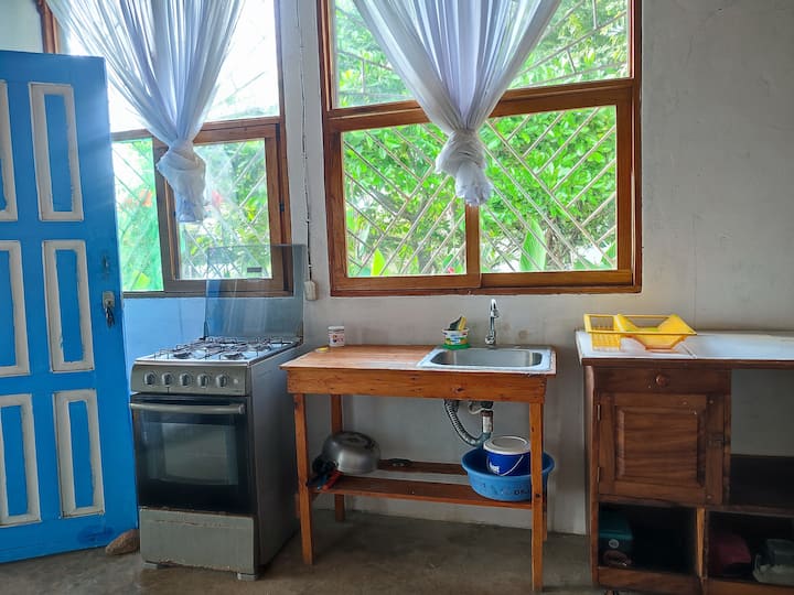 Habitación Doble Frente Al Mar Con Cocina Y Wifi - Nicaragua