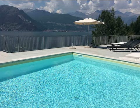 Betty's terrace with pool