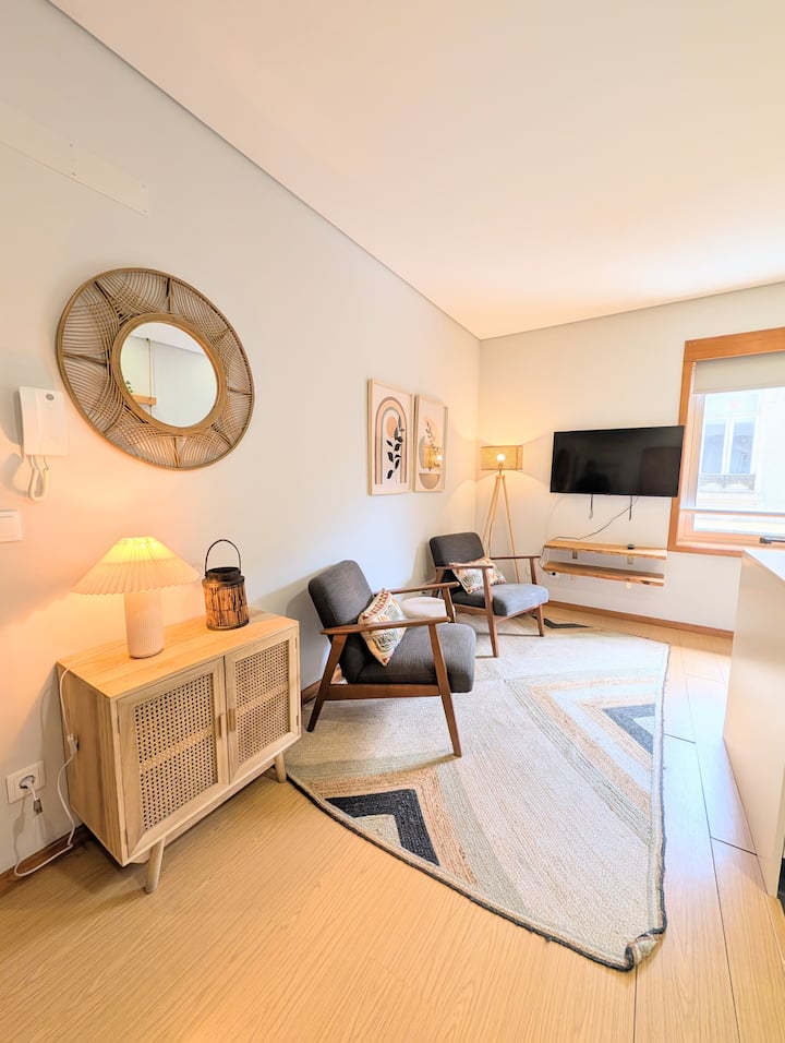 1e Apartamento Encantador A 3 Minutos Da Praia - Matosinhos