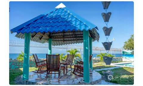 Beautiful house with pool and beach