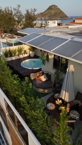 Cobertura no coração do RJ com Piscina Aquecida