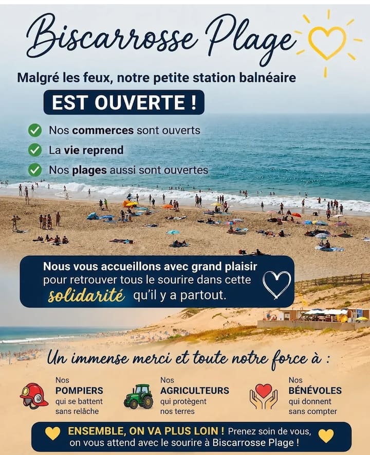 Appartement Au Calme Idéal Retraités Mission - Biscarrosse