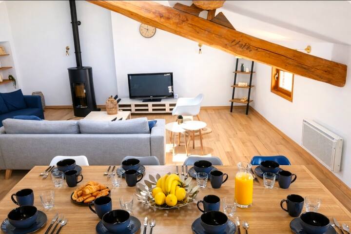 Duplex Sous Poutres • 3 Ch • Parc Des Oiseaux - Parc des Oiseaux de Villars-les-Dombes