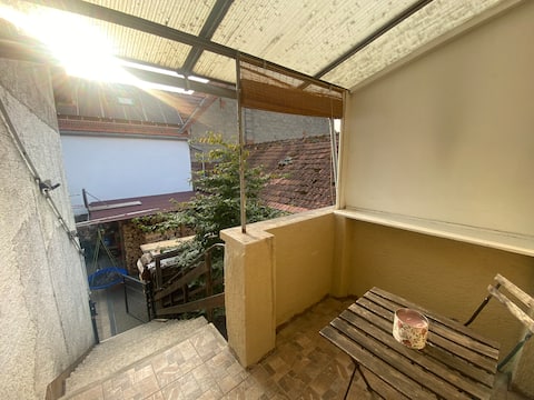 Cozy apartment in old courtyard