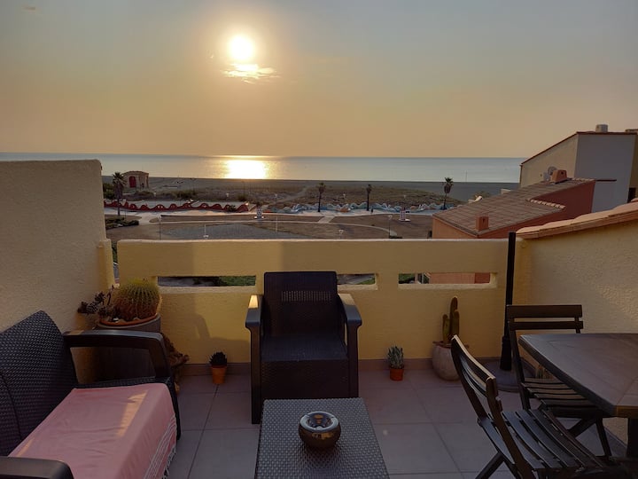 T2 Duplex Avec Terrasse Vue Panoramique Sur La Mer - Leucate