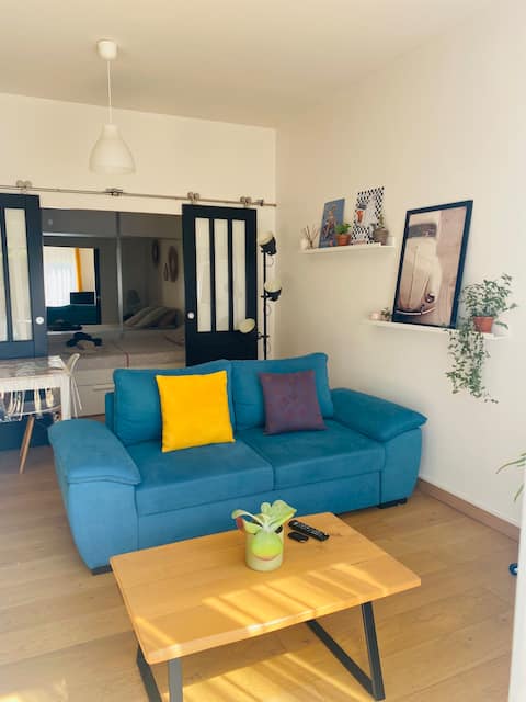 Top performing Airbnb: Cozy ground floor apartment close to everything in Villeneuve D'ascq