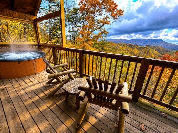 Views! Secluded Couples Retreat*hot Tub*