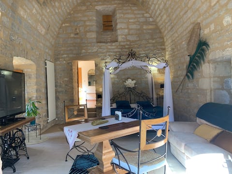 Private suite with heated outdoor bath