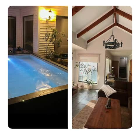 Pingueral 10 pers+Spa exterior+Quincho