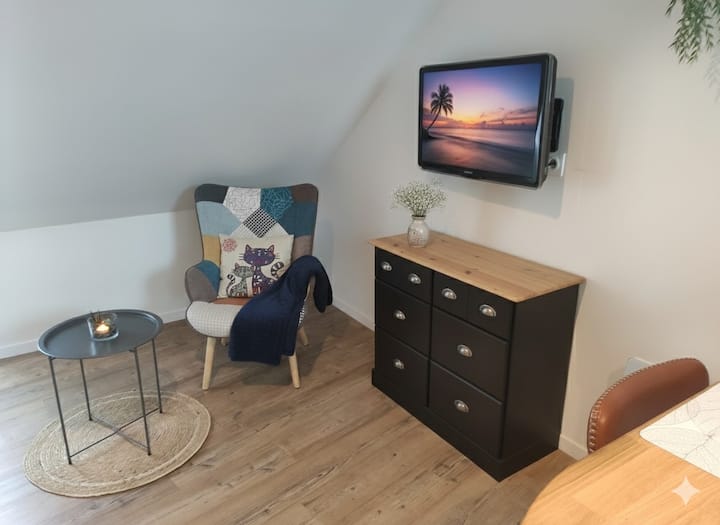Studio Calme Et Rénové 5 Min à Pied De La Gare - Saint-Brieuc